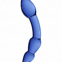 Shots Toys Glazen Dildo Superior - Blauw