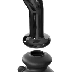 Pipedream Glazen Prostaat Plug Met Vibraties En Zuignap* -Buttpluggs Winkel glazen prostaat plug met vibraties en zuignap vb