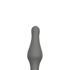 Dream Toys Grijze Siliconen Buttplug Met Zuignap 11 Cm