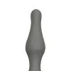 Dream Toys Grijze Siliconen Buttplug Met Zuignap 12.7 Cm