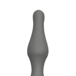 Dream Toys Grijze Siliconen Buttplug Met Zuignap 12.7 Cm