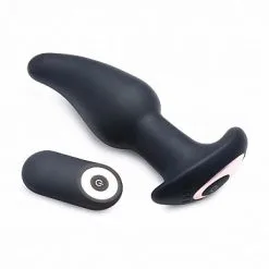 XR Brands Gyro M Gebogen Rimming Plug Met Afstandsbediening* -Buttpluggs Winkel gyro m gebogen rimming plug met afstandsbediening 2