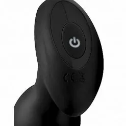 XR Brands Gyro M Gebogen Rimming Plug Met Afstandsbediening* -Buttpluggs Winkel gyro r gebogen rimming plug met afstandsbediening vooe 1