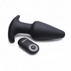 XR Brands Prostatic Play Gyro R Gebogen Rimming Plug Met Afstandsbediening* -Buttpluggs Winkel gyro r gebogen rimming plug met afstandsbediening zij