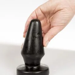 Dark Crystal Zwarte Buttplug Huub - 13 Cm -Buttpluggs Winkel huub zwart hand