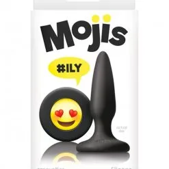 NS Novelties Zwarte Buttplug Mojis #ILY - 8.5 Cm* -Buttpluggs Winkel ily2