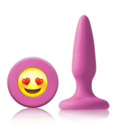 Buttpluggs Winkel 32 NS Novelties Roze Buttplug Mojis #ILY - 8.5 Cm*