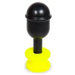 Keep Burning Hoolalass Neck Lever Buttplug -Buttpluggs Winkel keep burning hoolalass neck lever buttplug geel 2