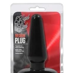 Blush Klassieke Buttplug Hard Steel - Zwart