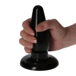 Toyz4lovers Klassieke Buttplug Ivo - Zwart 8 Toyz4lovers Klassieke Buttplug Ivo - Zwart -Buttpluggs Winkel klassieke buttplug ivo zwart hand