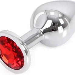 Kiotos Steel Buttplug Aluminium Medium Red