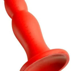 Lusty Lange Dunne Geribbelde Dildo S - 40 Cm -Buttpluggs Winkel lusty lange dunne buttplug bulb 40 cm ok 1