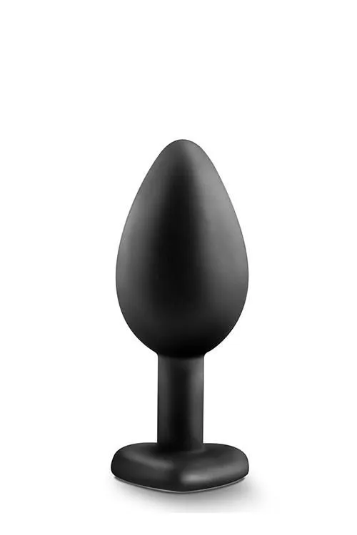 Blush Zwarte Luxe Buttplug Met Juweel Temptasia - Small 3 Blush Zwarte Luxe Buttplug Met Juweel Temptasia - Small