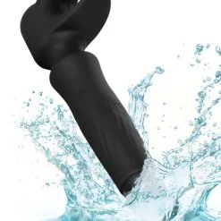 California Exotic Novelties Masturbator Vibrerende Stroker - Zwart* -Buttpluggs Winkel masturbator vibrerende stroker zwart wp