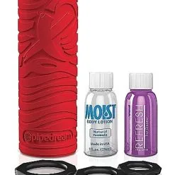 Hunglock Masturbator Set- EZ Grip Stroker - Rood 6 Hunglock Masturbator Set- EZ Grip Stroker - Rood -Buttpluggs Winkel masturbator set ez grip stroker rood02