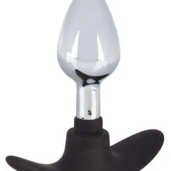 You2Toys Metalen Plug Met Siliconen Anker - Small* -Buttpluggs Winkel metalen pliug met siliconen anker small zijkant