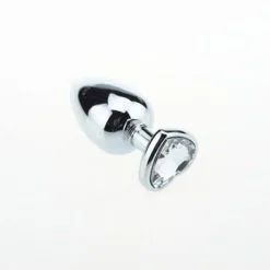 Toyz4lovers Mini Buttplug Met Hartjes Juweel - Transparant