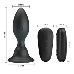 Mr. Play Vibrerende ButtPlug -Buttpluggs Winkel mr play vibrerende buttplug afm
