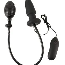 You2Toys Opblaasbare En Vibrerende Buttplug - Zwart*