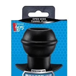 Open Tunnel Plug Menzstuff - Zwart* -Buttpluggs Winkel open tunnel plug menzstuff zwart 58