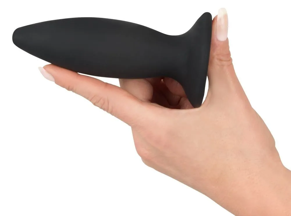 You2Toys Oplaadbare Buttplug Met Vlakke Basis M - Black Velvets 3 You2Toys Oplaadbare Buttplug Met Vlakke Basis M - Black Velvets