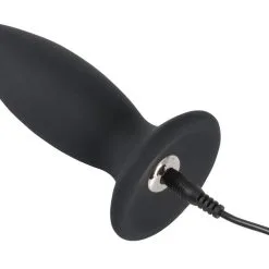 You2Toys Oplaadbare Buttplug Met Vlakke Basis S - Black Velvets 13 You2Toys Oplaadbare Buttplug Met Vlakke Basis S - Black Velvets -Buttpluggs Winkel oplaadbare buttplug met vlakke basis black velvets usb