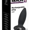 You2Toys Oplaadbare Buttplug Met Vlakke Basis S - Black Velvets -Buttpluggs Winkel oplaadbare buttplug met vlakke basis s black velvets verpakt