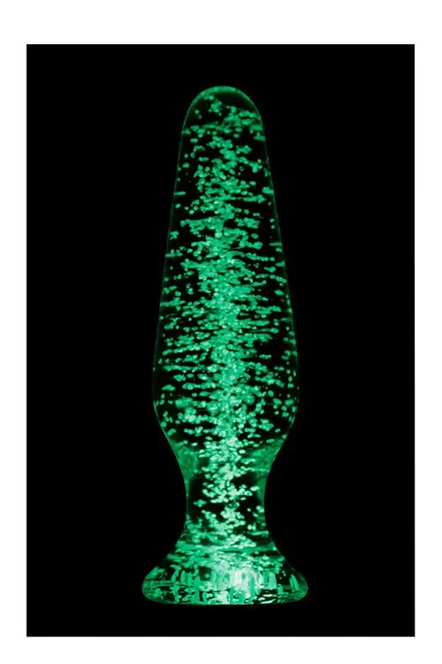 NS Novelties Lichtgevende Glazen Buttplug - Firefly 10.5 Cm 3 NS Novelties Lichtgevende Glazen Buttplug - Firefly 10.5 Cm