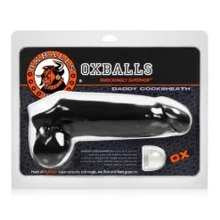 Oxballs Daddy Cock Sheath 21 Oxballs Daddy Cock Sheath -Buttpluggs Winkel oxballs daddy cock sheath zwart verpakt 2