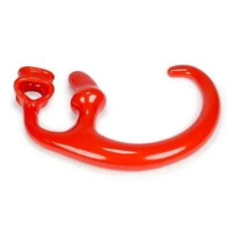 Oxballs Cock & Ball Sling Met Buttplug - Rood 3 Oxballs Cock & Ball Sling Met Buttplug - Rood