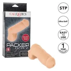 California Exotic Novelties Packer Gear 5 Inch Met Plas Gaatje - Huidskleur* -Buttpluggs Winkel packer gear 5 inch met plas gaatje huidskleur opties