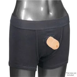 California Exotic Novelties Packer Gear 5 Inch Met Plas Gaatje - Huidskleur* -Buttpluggs Winkel packer gear 5 inch met plas gaatje huidskleur vb