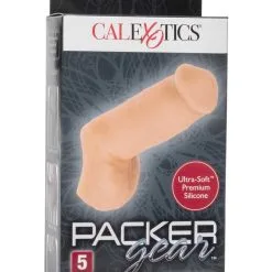 California Exotic Novelties Packer Gear 5 Inch Met Plas Gaatje - Huidskleur* -Buttpluggs Winkel packer gear 5 inch met plas gaatje huidskleur verpakt