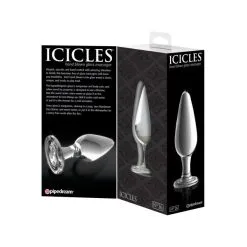 Icicles Glazen Buttplug No. 26 11 Icicles Glazen Buttplug No. 26 -Buttpluggs Winkel pd2926 00 glam 2