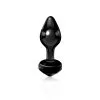 Icicles Glazen Buttplug No. 44 Black