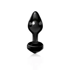 Icicles Glazen Buttplug No. 44 Black