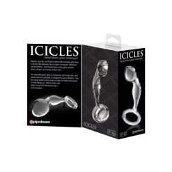 Icicles Glazen Buttplug No. 46 Clear -Buttpluggs Winkel pd2946 20 glam 2