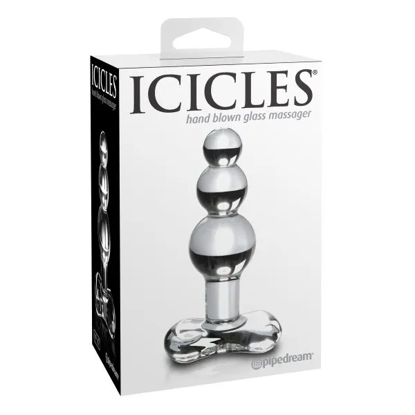 Icicles Glazen Buttplug No. 47 6 Icicles Glazen Buttplug No. 47 - Afbeelding 4