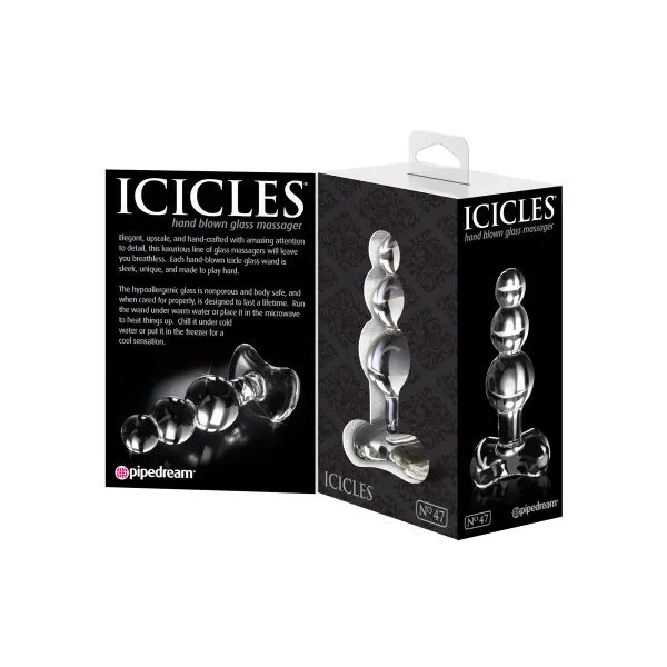 Icicles Glazen Buttplug No. 47 7 Icicles Glazen Buttplug No. 47 - Afbeelding 5