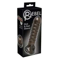 You2Toys Penis Sleeve Met Ribbels - Zwart -Buttpluggs Winkel penis sleeve met ribbels zwart verpaket