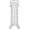 California Exotic Novelties Penis Sleeve Ultimate Stud Extender - Transparant* -Buttpluggs Winkel penis sleeve ultimate stud extender transparant 2