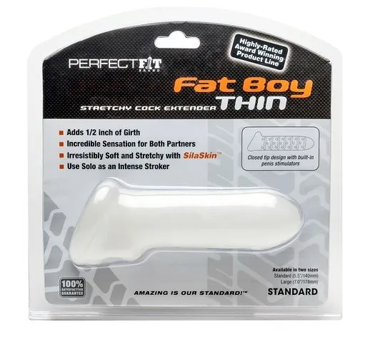 Perfect Fit Fat Boy Stretchy Shealth Cock Extender 14 CM 6 Perfect Fit Fat Boy Stretchy Shealth Cock Extender 14 CM - Afbeelding 4