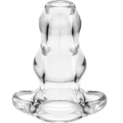 Perfect Fit Buttplug Double Tunnel Plug - M -Buttpluggs Winkel perfect fit buttplug double tunnel plug m transparant