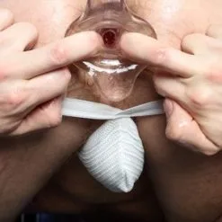 Perfect Fit Buttplug Double Tunnel Plug - M -Buttpluggs Winkel perfect fit buttplug double tunnel plug m zwart open