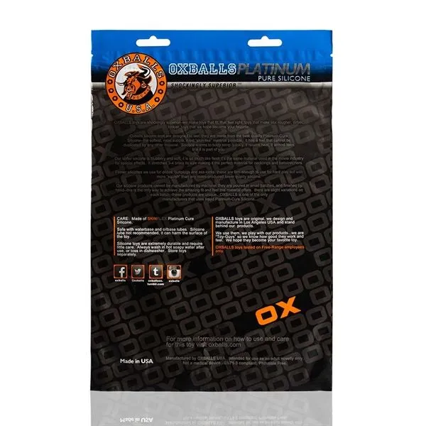 Oxballs Pighole Deep-2 Hollow Plug Blueballs - Large* 6 Oxballs Pighole Deep-2 Hollow Plug Blueballs - Large* - Afbeelding 4