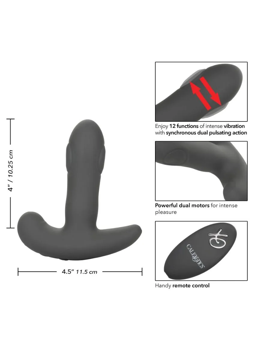 California Exotic Novelties Prostaat Stimulator Dual Pulsating - Zwart 4 California Exotic Novelties Prostaat Stimulator Dual Pulsating - Zwart - Afbeelding 2