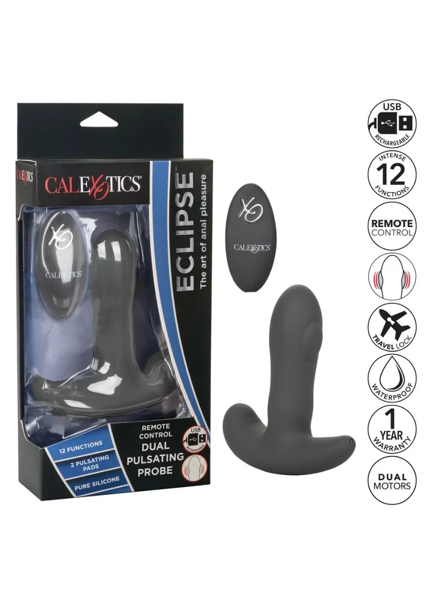 California Exotic Novelties Prostaat Stimulator Dual Pulsating - Zwart 7 California Exotic Novelties Prostaat Stimulator Dual Pulsating - Zwart - Afbeelding 5