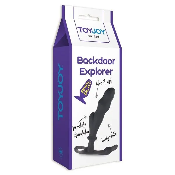 ToyJoy Anal Play Prostaat Stimulator Explorer Zwart 4 ToyJoy Anal Play Prostaat Stimulator Explorer Zwart - Afbeelding 2