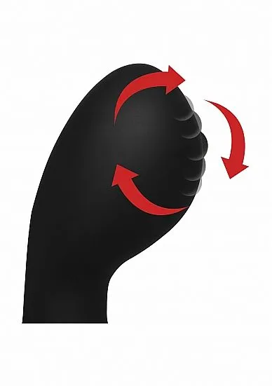 XR Brands Prostatic Play Prostaat Stimulator Met Ronddraaiende Beads P-Spin - Zwart* 5 XR Brands Prostatic Play Prostaat Stimulator Met Ronddraaiende Beads P-Spin - Zwart* - Afbeelding 3