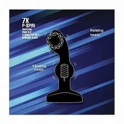 XR Brands Prostatic Play Prostaat Stimulator Met Ronddraaiende Beads P-Spin - Zwart* 17 XR Brands Prostatic Play Prostaat Stimulator Met Ronddraaiende Beads P-Spin - Zwart* -Buttpluggs Winkel prostaat stimulator met ronddraaiende beads p spin zwart 8